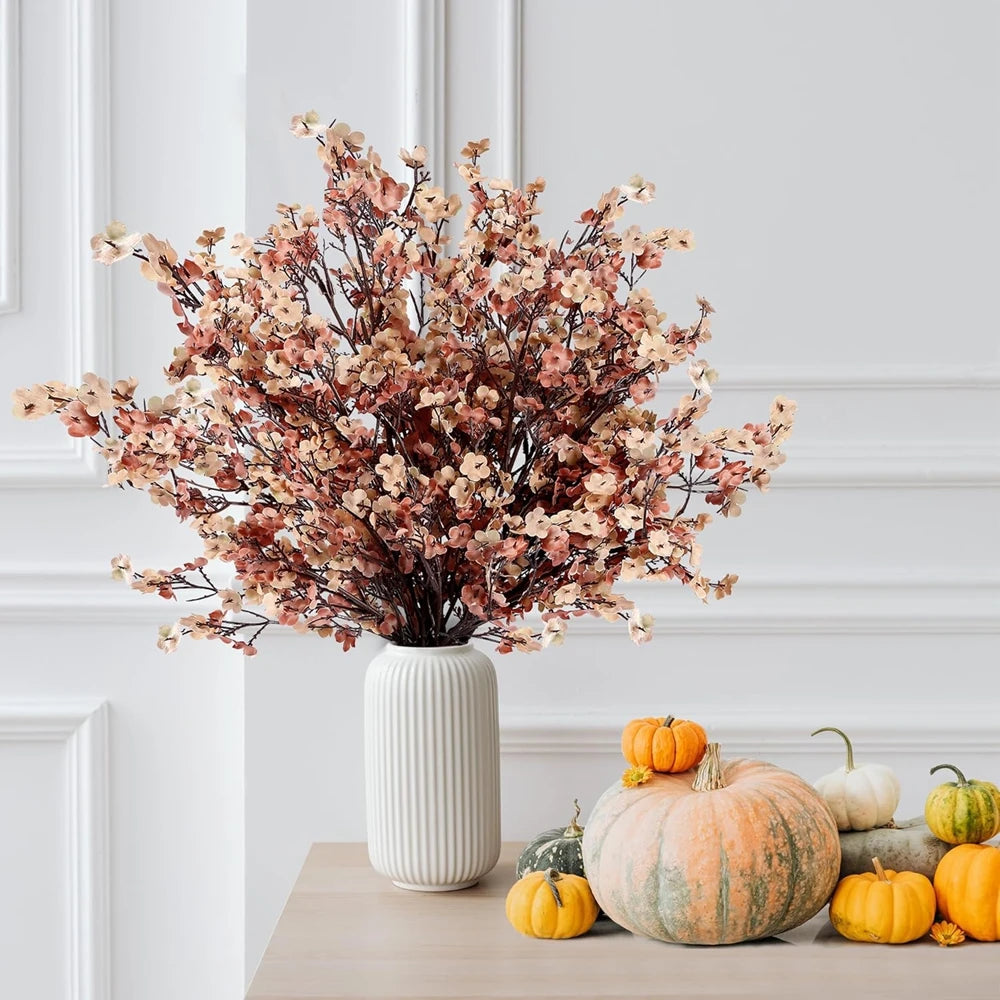 Künstliche Kirschblüten mit Schleierkraut – Dekorative Blumenzweige