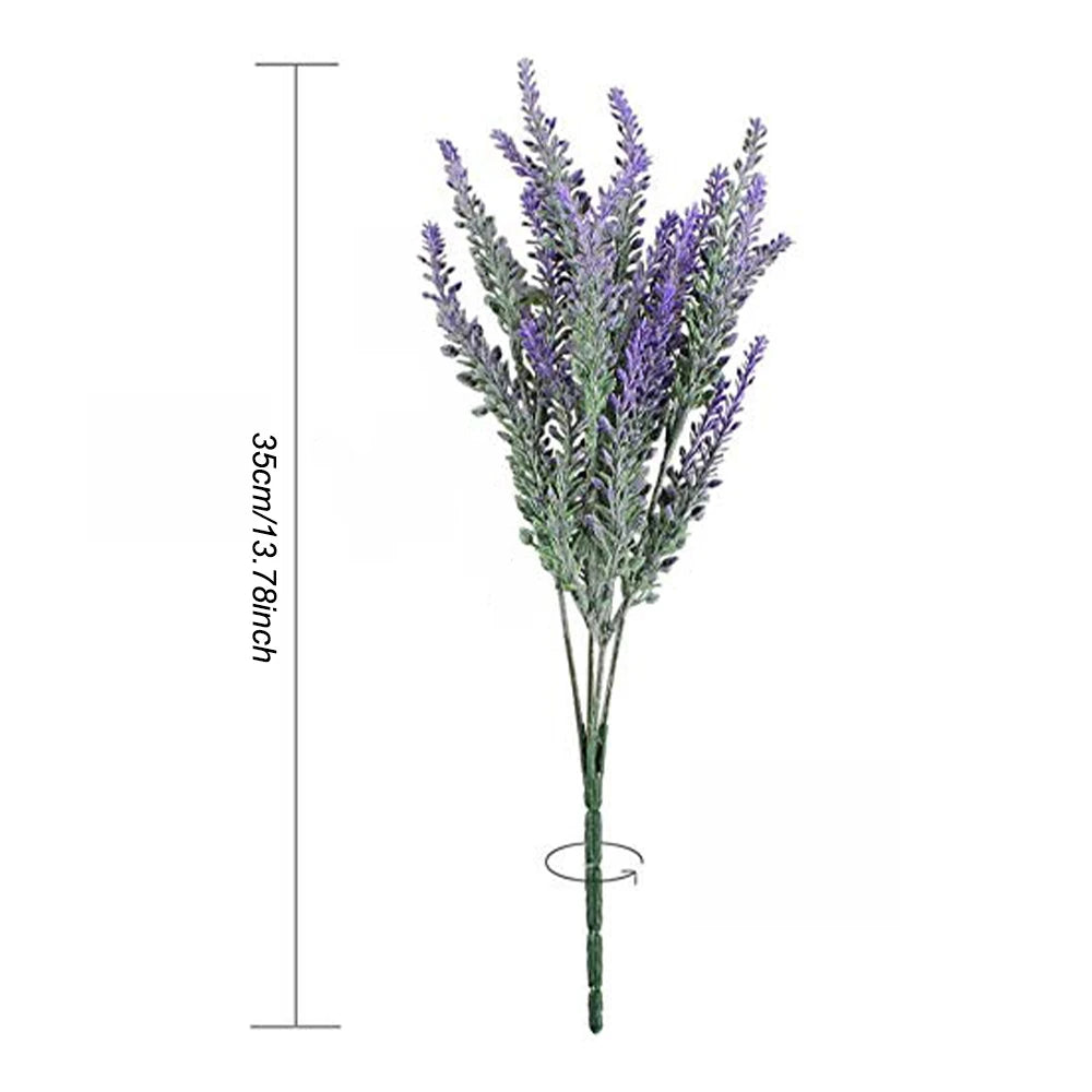 Künstliche Lavendelblumen – 4er-Set Lila Kunstpflanzen