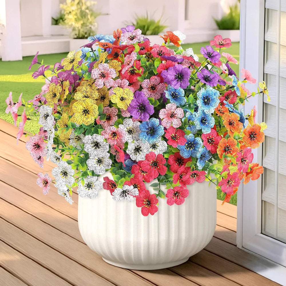 Künstlicher Blumenstrauß – 35 cm Dekoblumen für Zuhause & Hochzeit