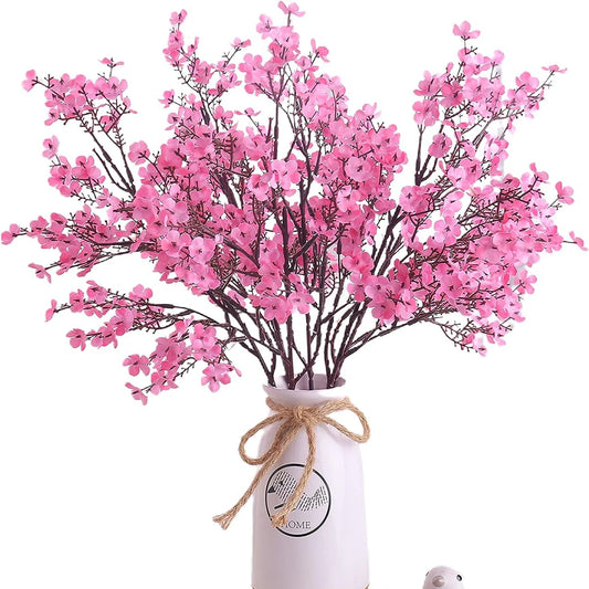 Künstliche Kirschblüten mit Schleierkraut – Dekorative Blumenzweige