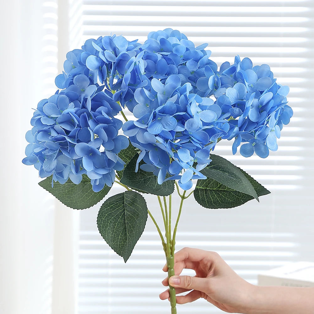 Künstliche Lila Hortensie – 46 cm Seidenblumen-Strauß