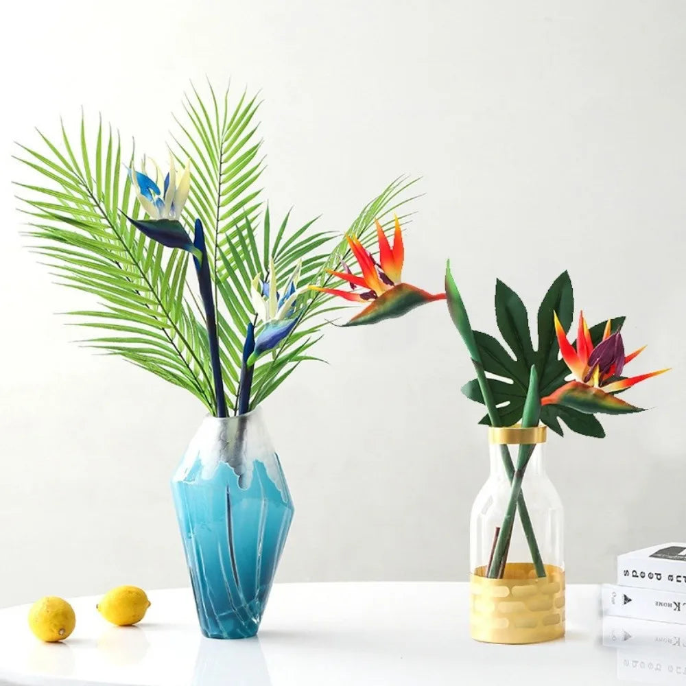 Künstliche Paradiesvogelblume – Langstielige Strelitzia-Dekoblume
