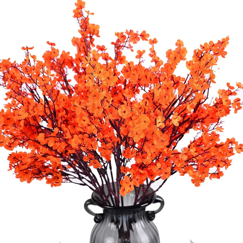 Künstliche Kirschblüten mit Schleierkraut – Dekorative Blumenzweige