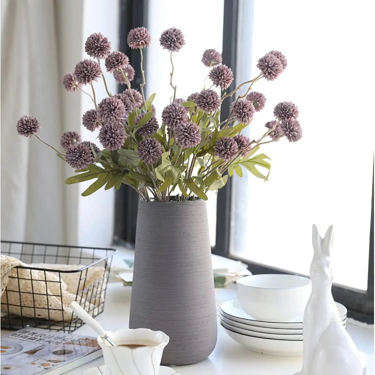 Künstliche Seiden-Chrysantheme – Dekorative Kunstblume