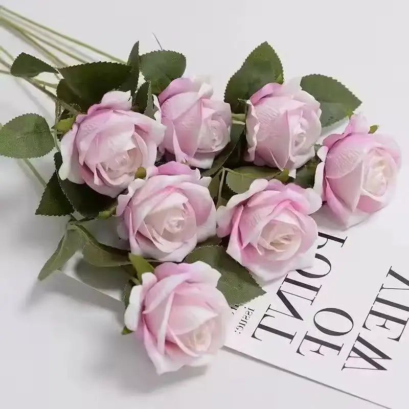 Künstlicher Roter Rosenzweig – Realistische Dekorative Rosen