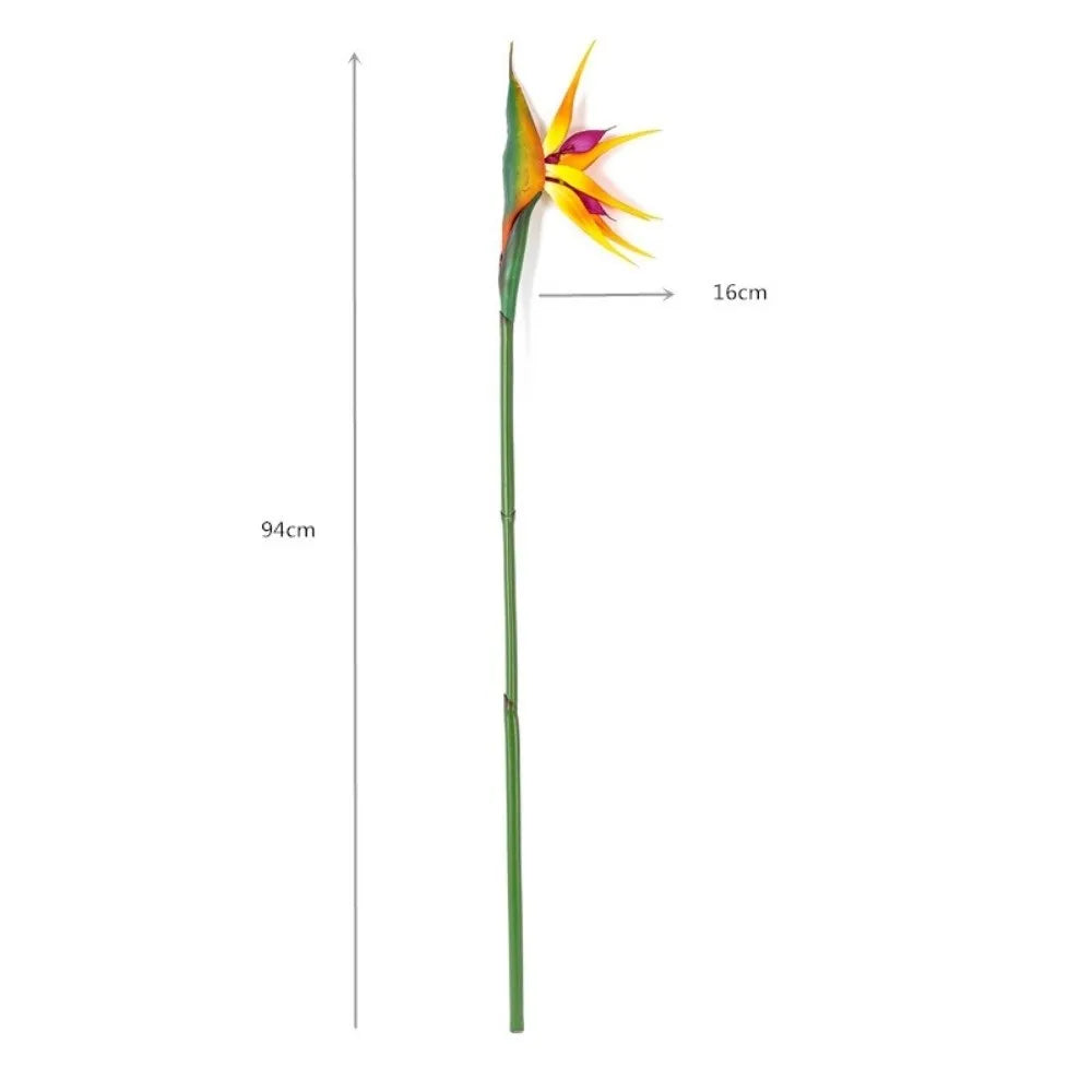Künstliche Paradiesvogelblume – Langstielige Strelitzia-Dekoblume