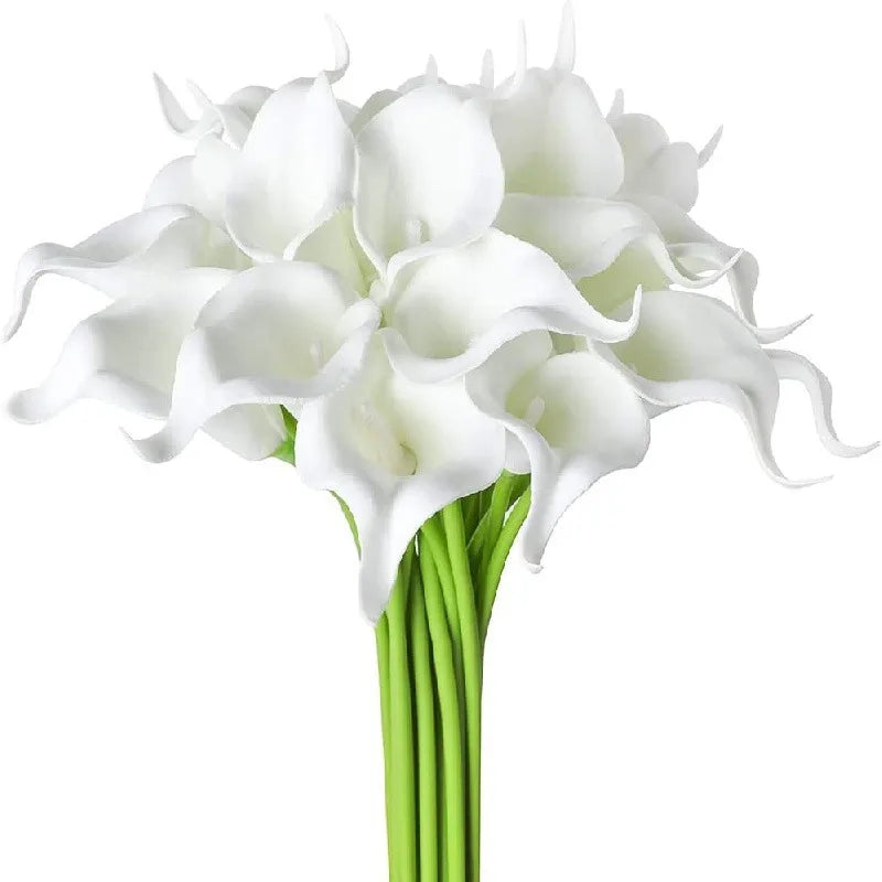 Künstlicher Calla-Lilienstrauß – Dekorative Blumen mit echter Haptik