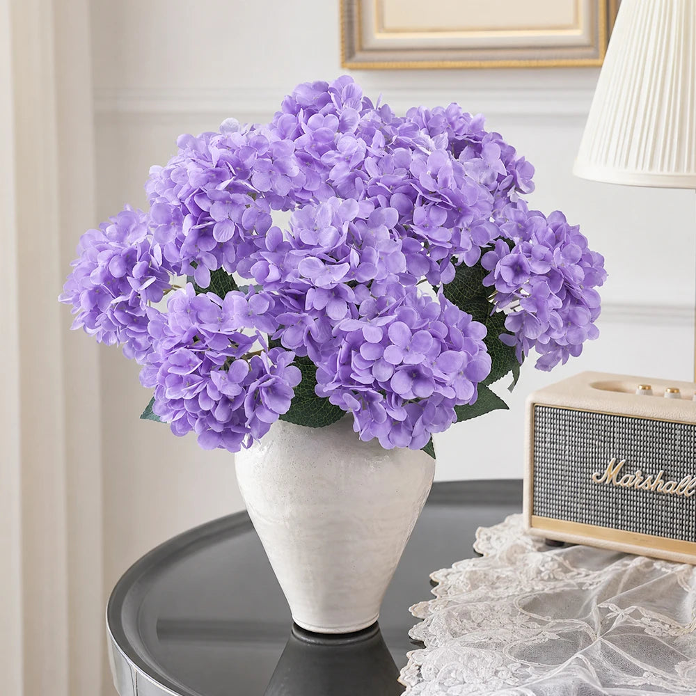 Künstliche Lila Hortensie – 46 cm Seidenblumen-Strauß