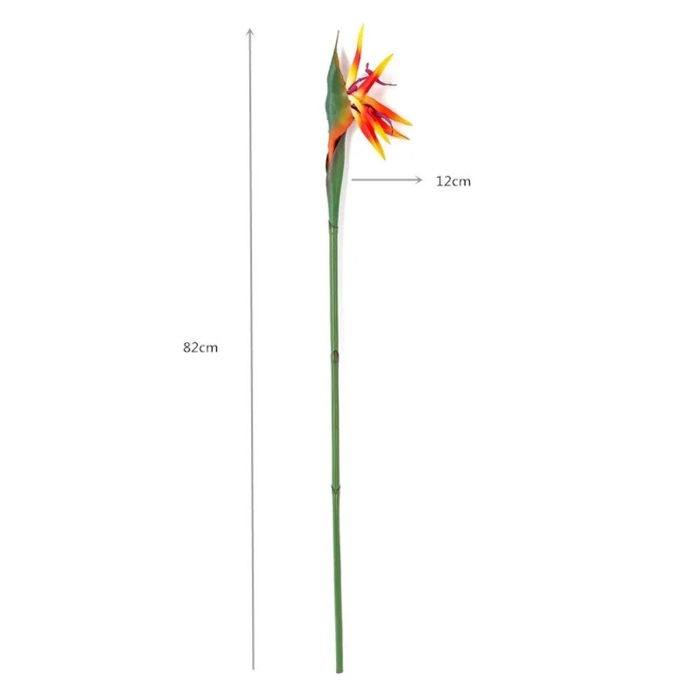 Künstliche Paradiesvogelblume – Langstielige Strelitzia-Dekoblume