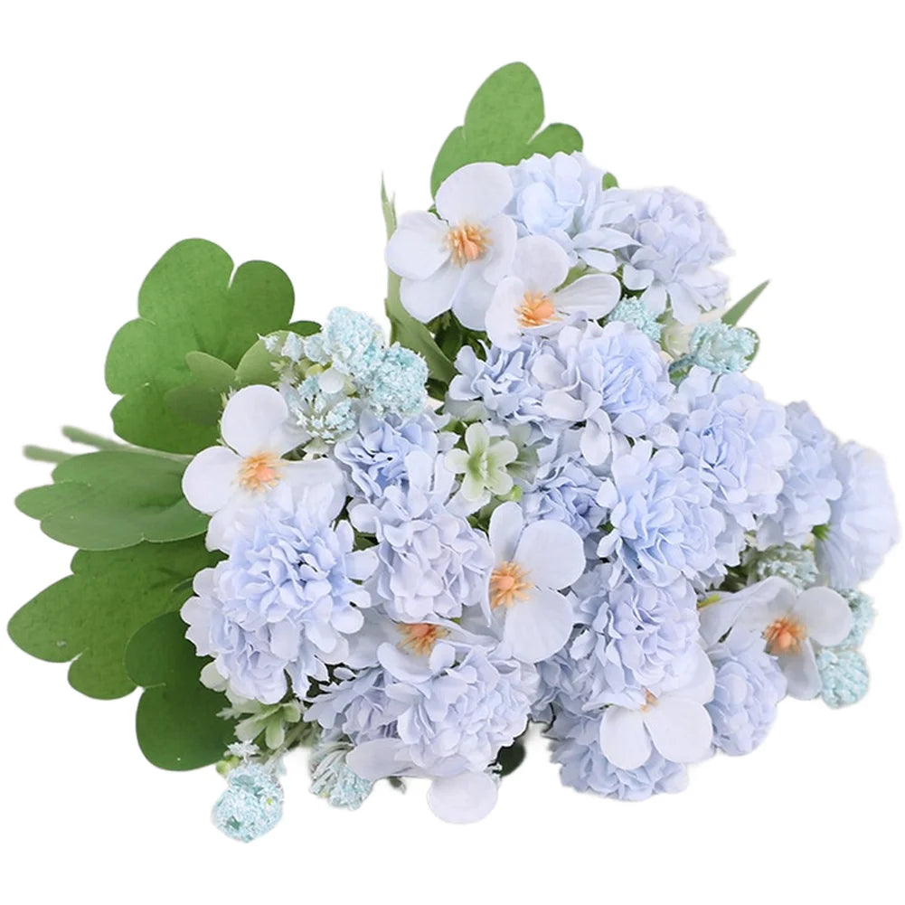 Seiden-Kugelchrysanthemen-Strauß – Realistische Kunstblumen