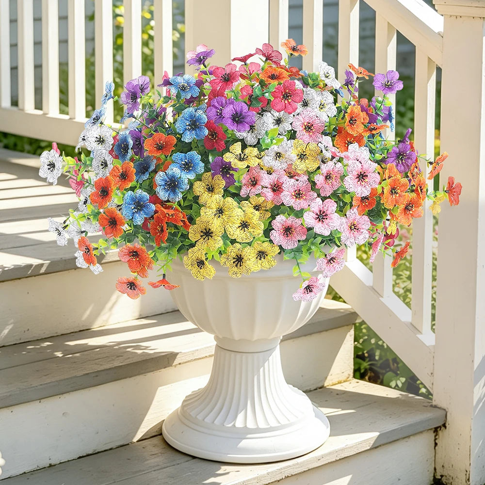Künstlicher Blumenstrauß – 35 cm Dekoblumen für Zuhause & Hochzeit