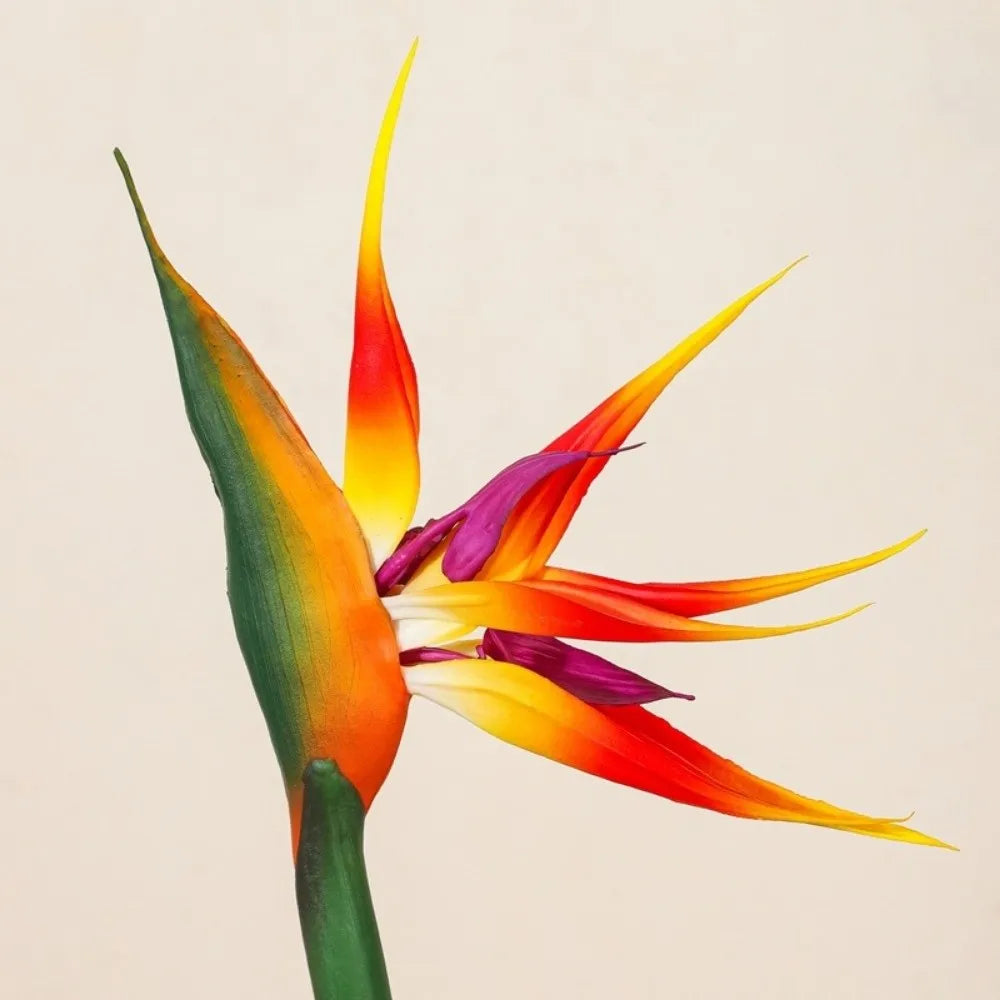 Künstliche Paradiesvogelblume – Langstielige Strelitzia-Dekoblume