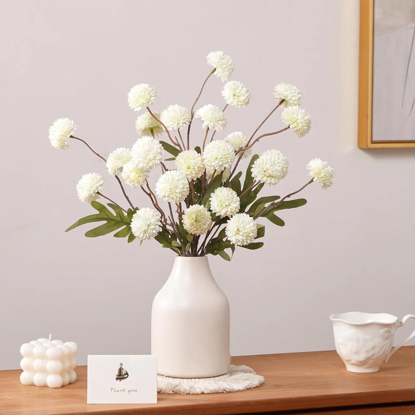 Künstliche Seiden-Chrysantheme – Dekorative Kunstblume