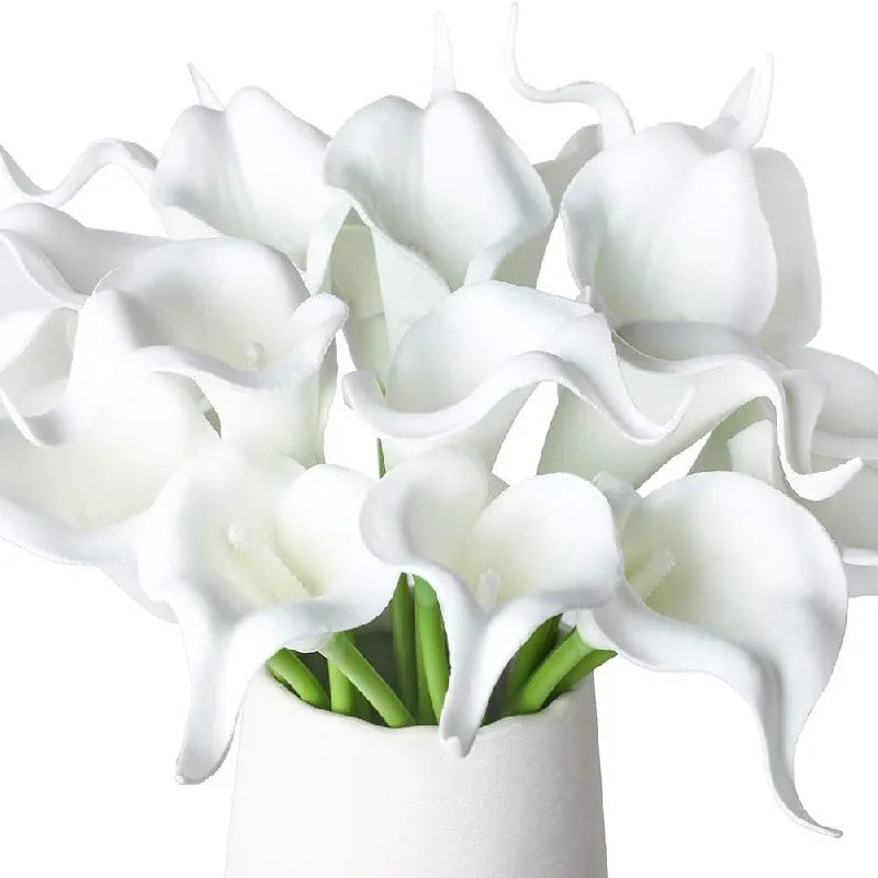 Künstlicher Calla-Lilienstrauß – Dekorative Blumen mit echter Haptik
