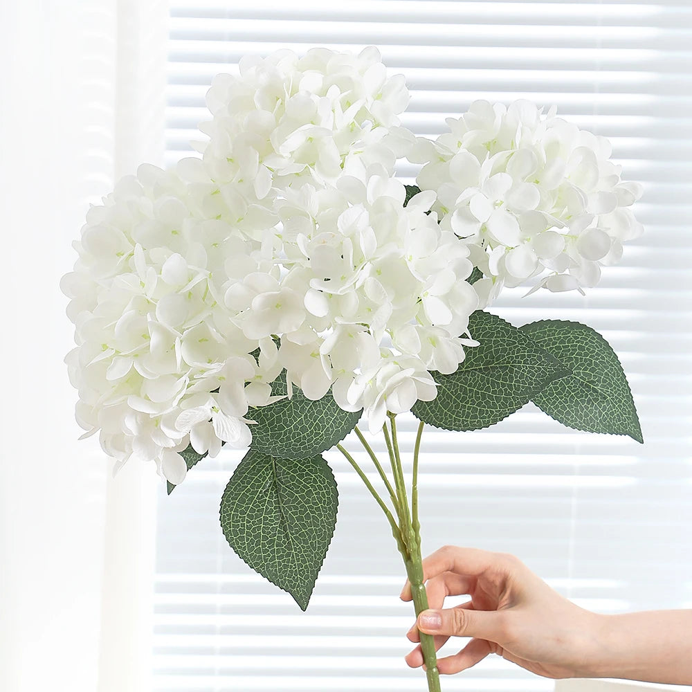 Künstliche Lila Hortensie – 46 cm Seidenblumen-Strauß