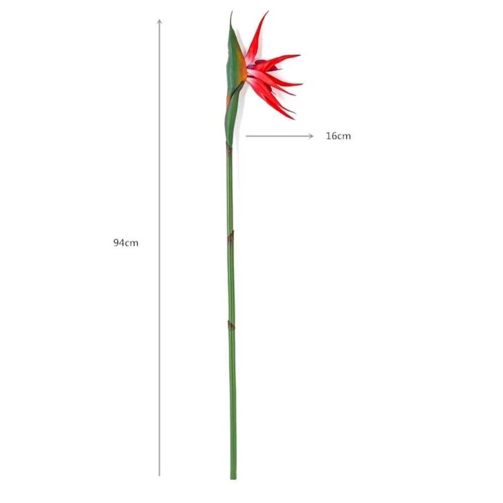 Künstliche Paradiesvogelblume – Langstielige Strelitzia-Dekoblume