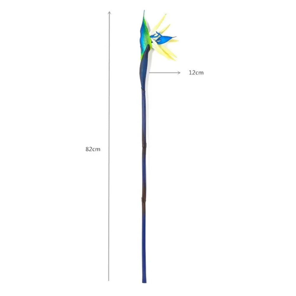 Künstliche Paradiesvogelblume – Langstielige Strelitzia-Dekoblume