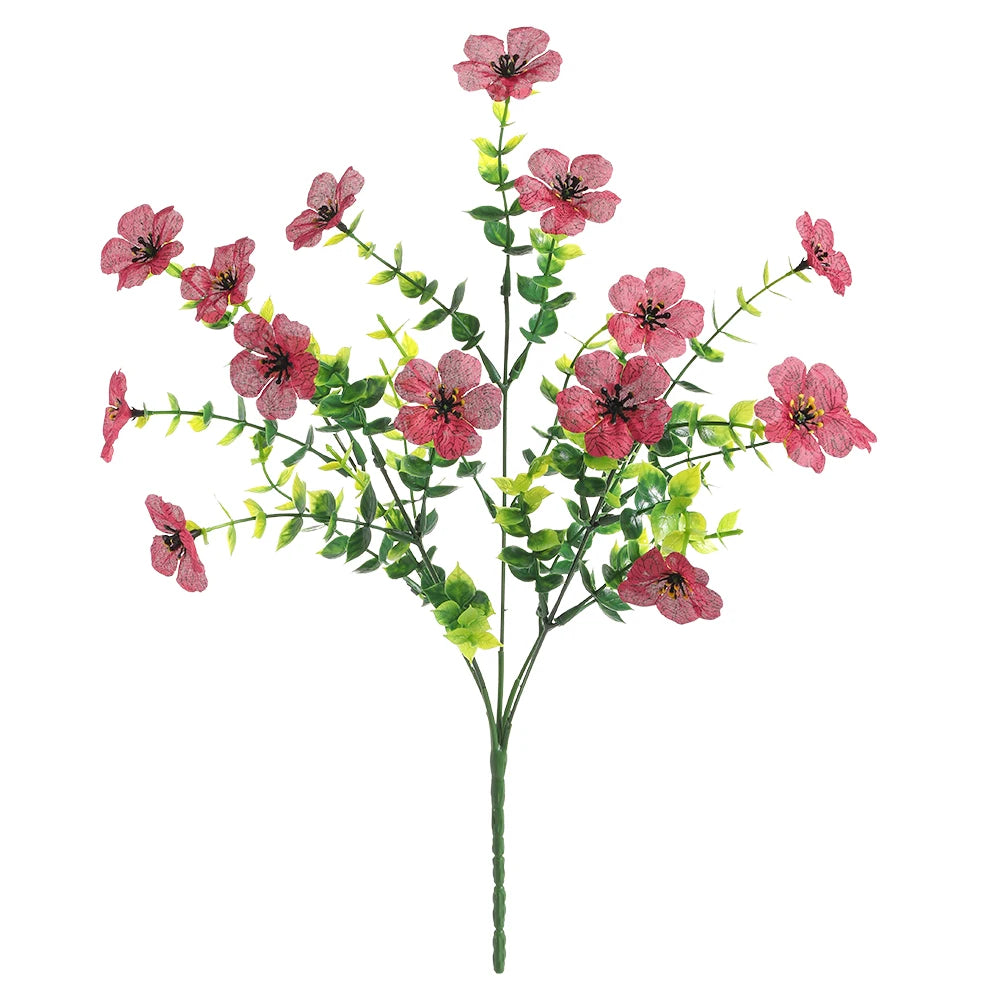 Künstlicher Blumenstrauß – 35 cm Dekoblumen für Zuhause & Hochzeit