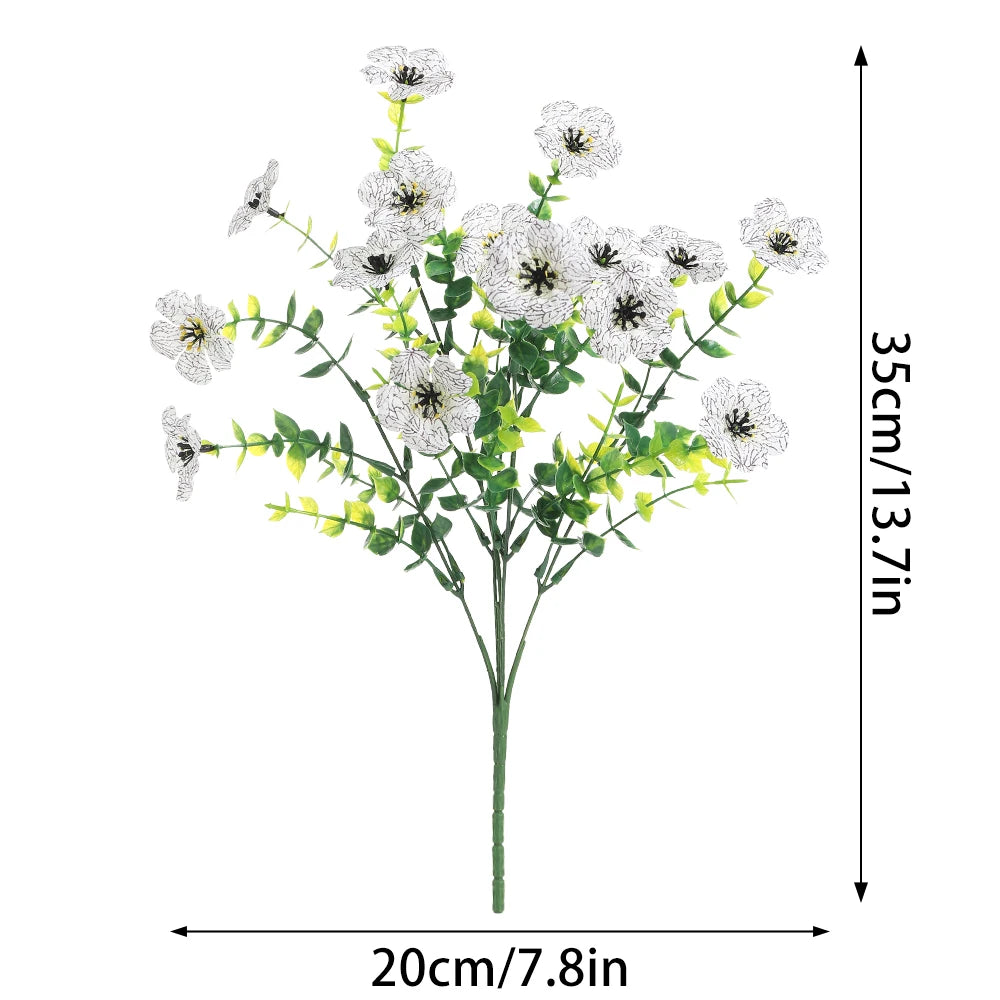 Künstlicher Blumenstrauß – 35 cm Dekoblumen für Zuhause & Hochzeit