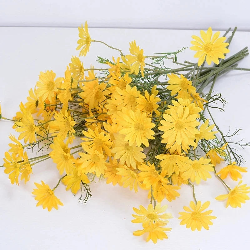 Künstliche Holländische Chrysantheme – Kleine Gänseblümchen & Kamillenblüten