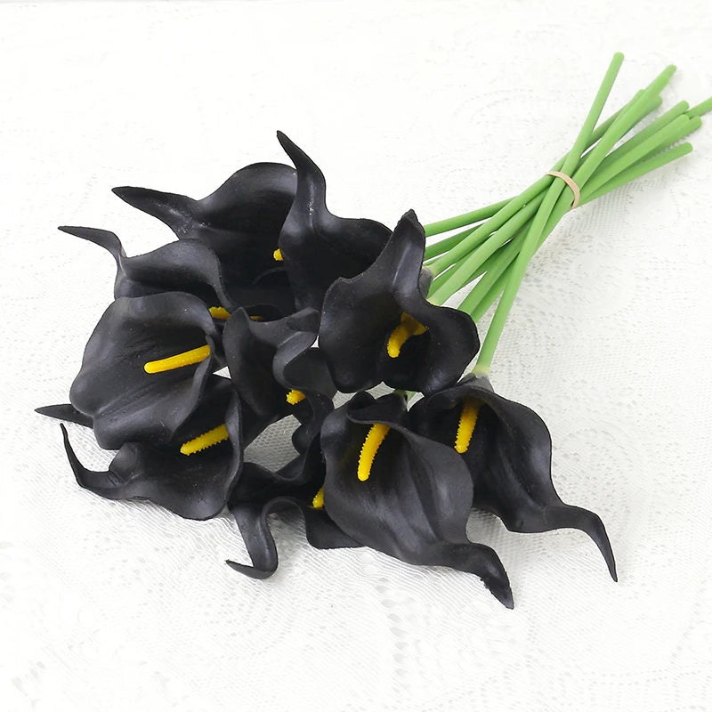 Künstlicher Calla-Lilienstrauß – Dekorative Blumen mit echter Haptik