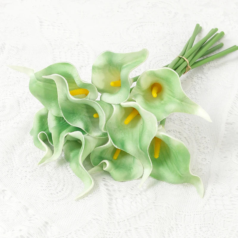 Künstlicher Calla-Lilienstrauß – Dekorative Blumen mit echter Haptik