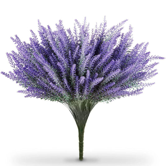 Künstliche Lavendelblumen – 4er-Set Lila Kunstpflanzen