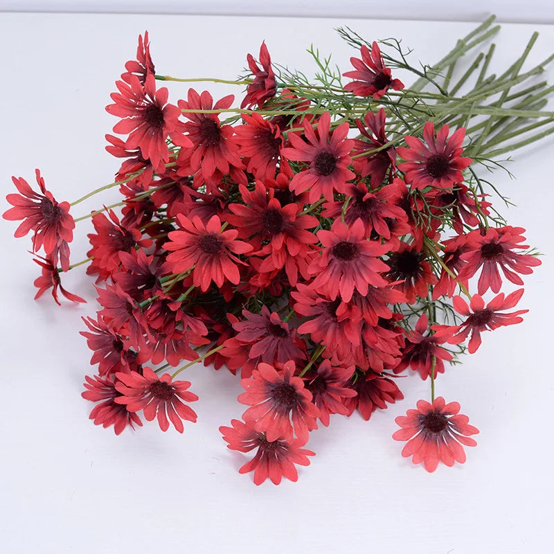Künstliche Holländische Chrysantheme – Kleine Gänseblümchen & Kamillenblüten