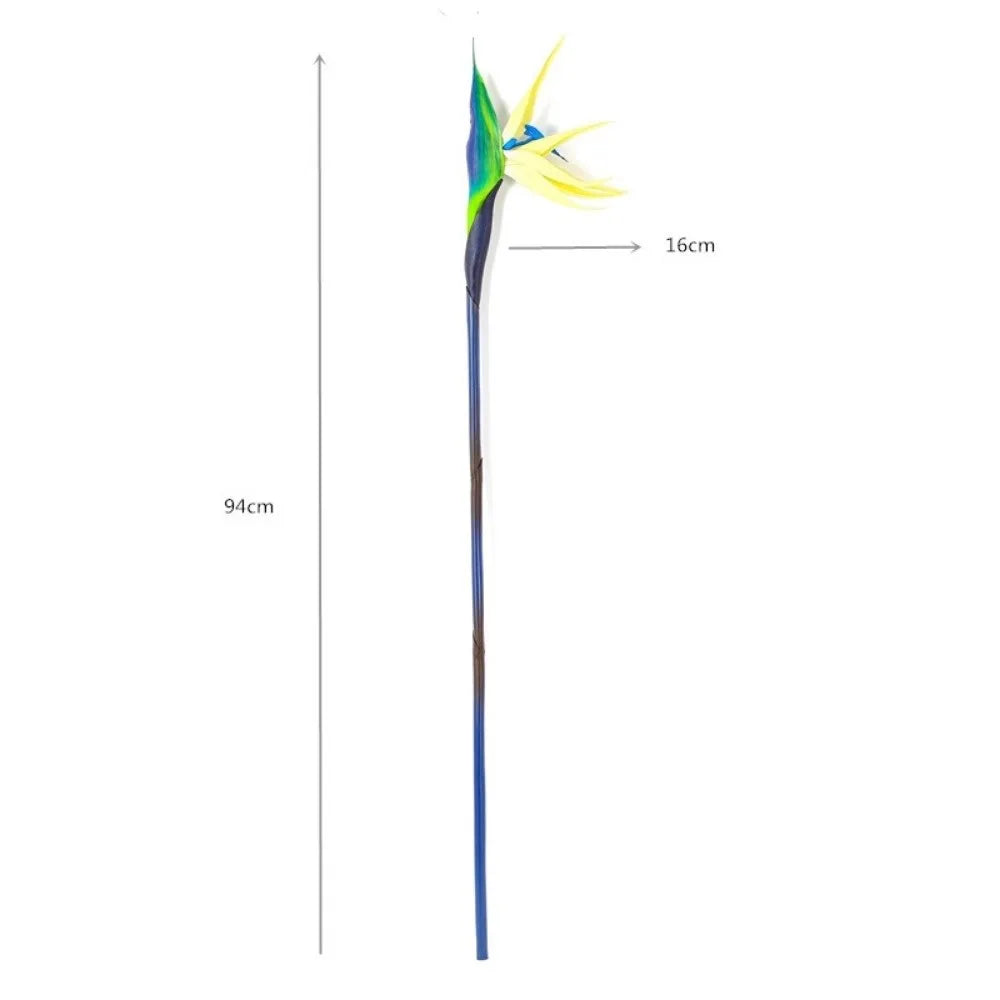 Künstliche Paradiesvogelblume – Langstielige Strelitzia-Dekoblume