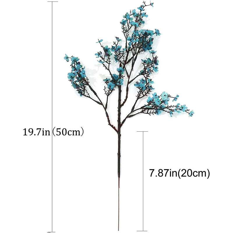 Künstliche Kirschblüten mit Schleierkraut – Dekorative Blumenzweige