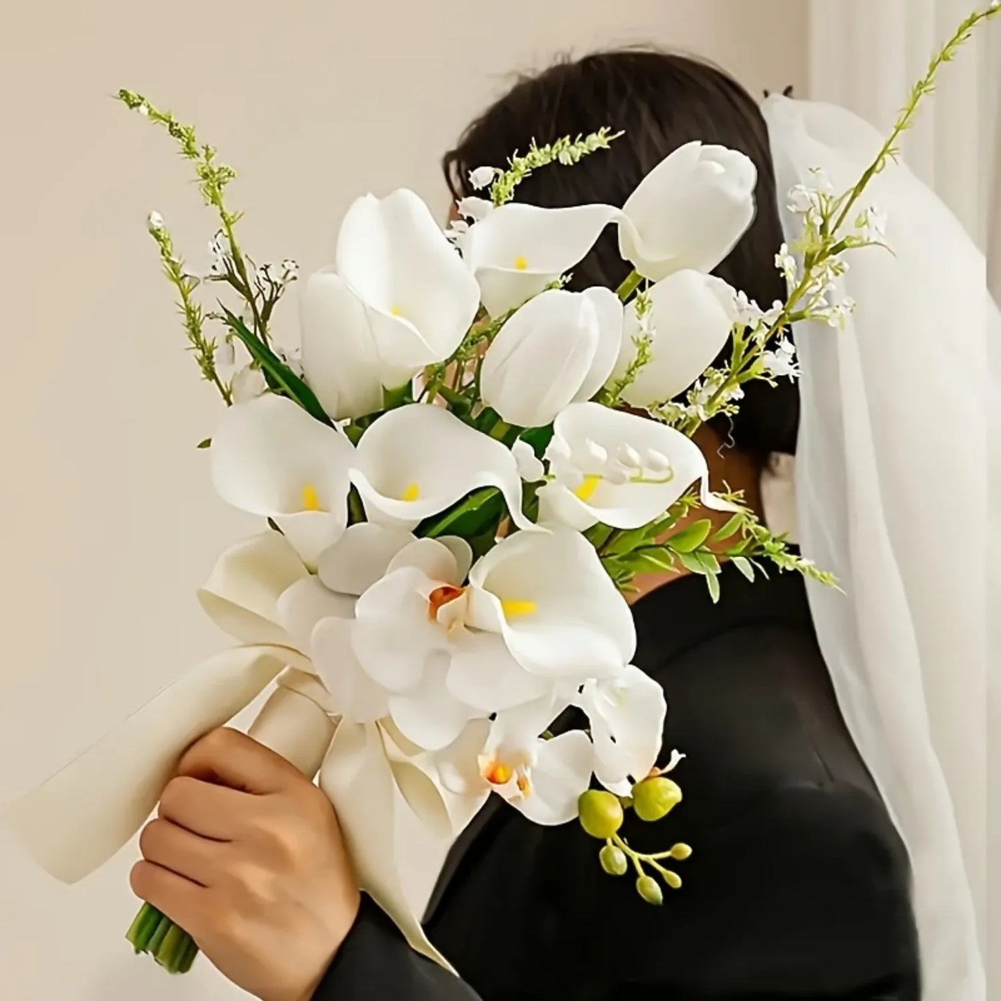Künstlicher Calla-Lilienstrauß – Dekorative Blumen mit echter Haptik