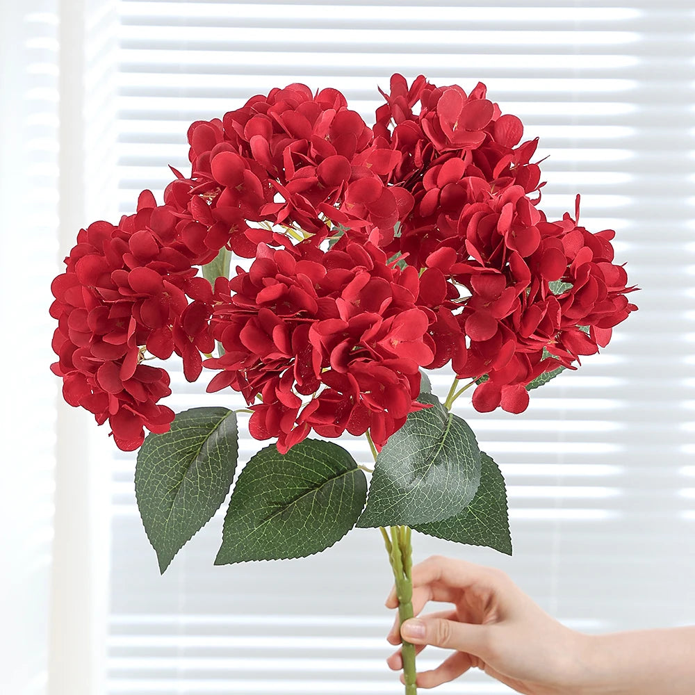 Künstliche Lila Hortensie – 46 cm Seidenblumen-Strauß