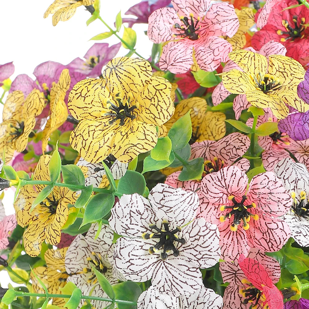 Künstlicher Blumenstrauß – 35 cm Dekoblumen für Zuhause & Hochzeit