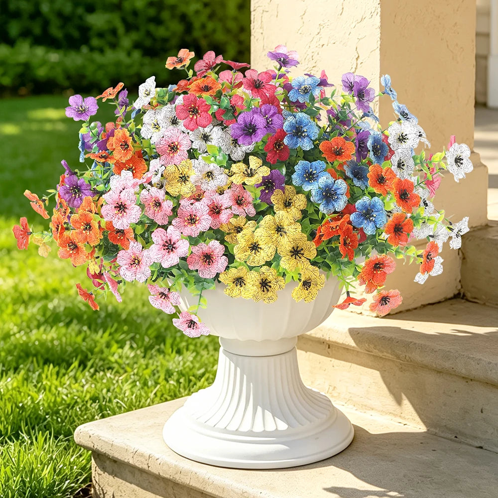 Künstlicher Blumenstrauß – 35 cm Dekoblumen für Zuhause & Hochzeit
