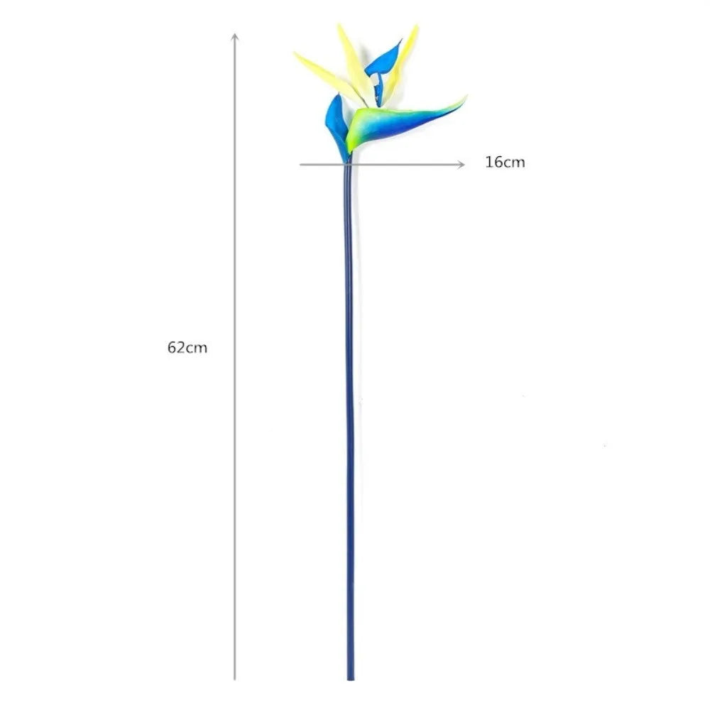 Künstliche Paradiesvogelblume – Langstielige Strelitzia-Dekoblume