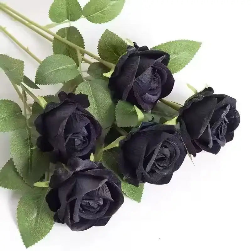 Künstlicher Roter Rosenzweig – Realistische Dekorative Rosen