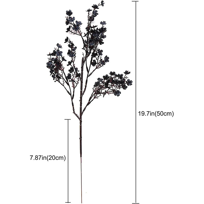 Künstliche Kirschblüten mit Schleierkraut – Dekorative Blumenzweige