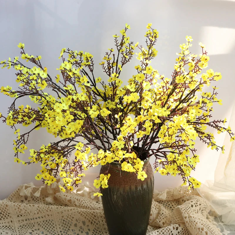 Künstliche Kirschblüten mit Schleierkraut – Dekorative Blumenzweige
