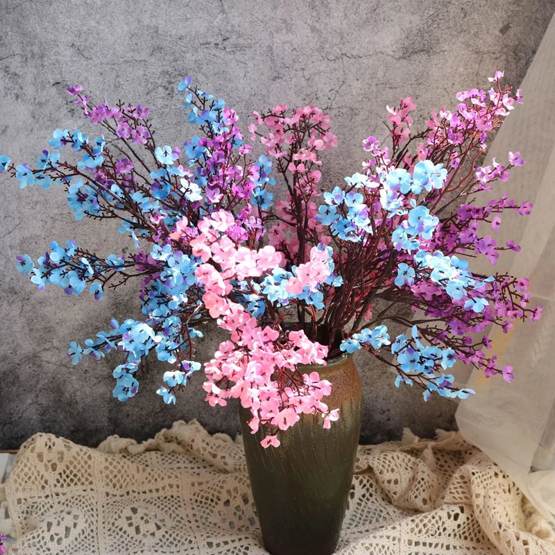 Künstliche Kirschblüten mit Schleierkraut – Dekorative Blumenzweige