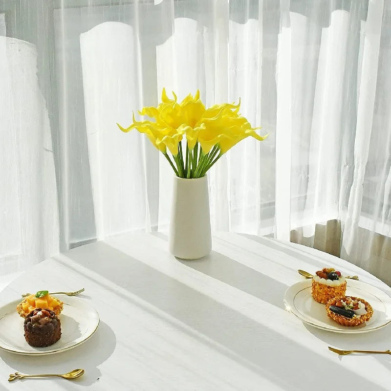 Künstlicher Calla-Lilienstrauß – Dekorative Blumen mit echter Haptik