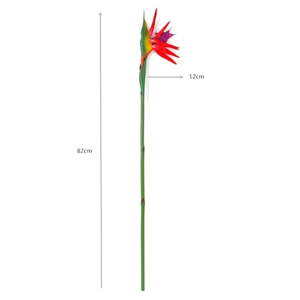 Künstliche Paradiesvogelblume – Langstielige Strelitzia-Dekoblume