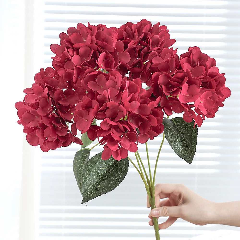 Künstliche Lila Hortensie – 46 cm Seidenblumen-Strauß
