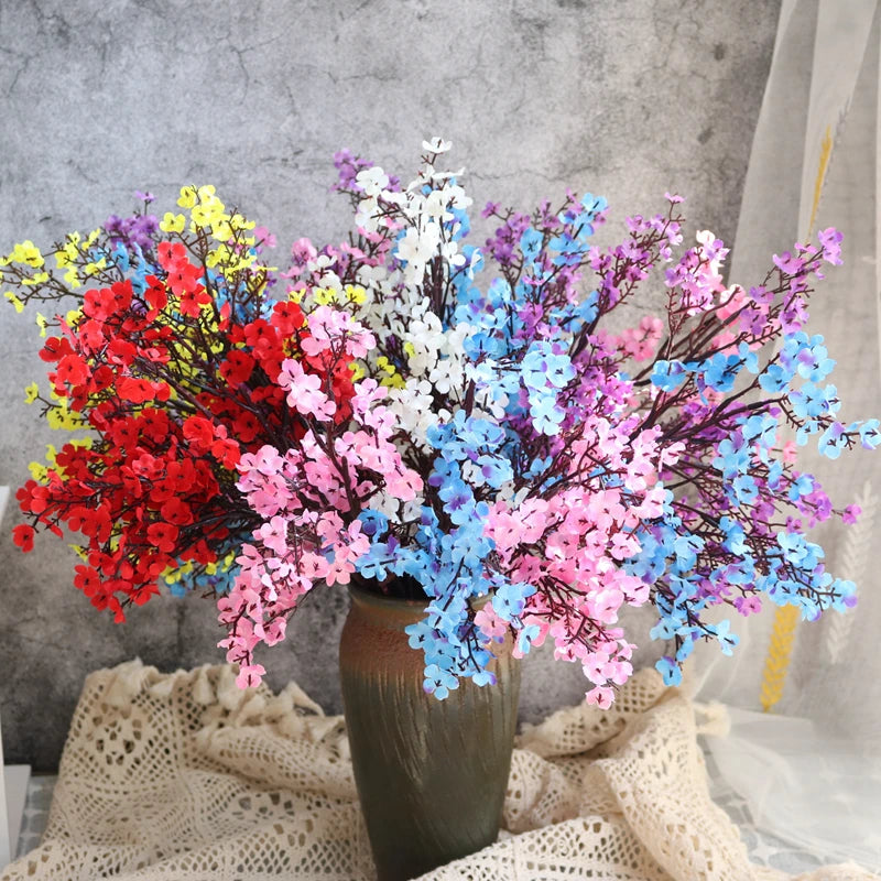 Künstliche Kirschblüten mit Schleierkraut – Dekorative Blumenzweige