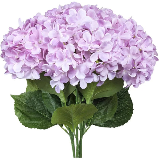 Künstliche Lila Hortensie – 46 cm Seidenblumen-Strauß